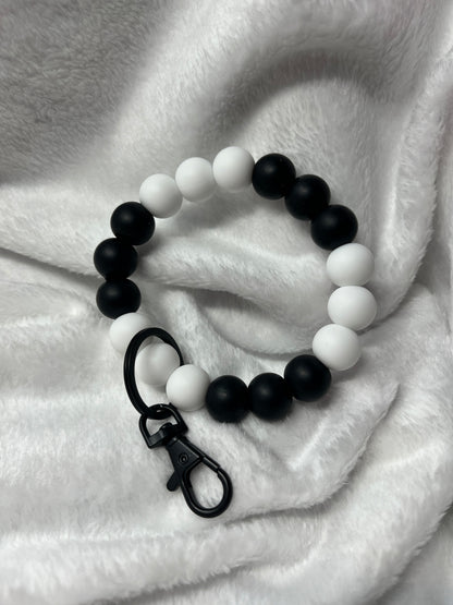 Custom Beaded Wristlet Keychain