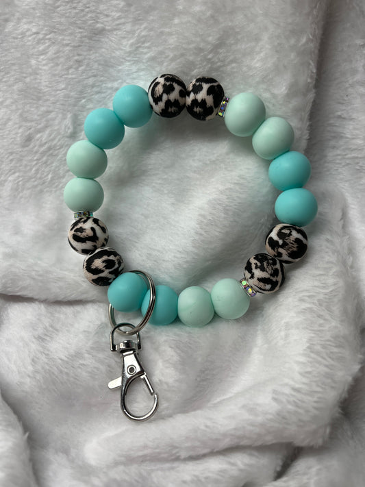 Custom Beaded Wristlet Keychain