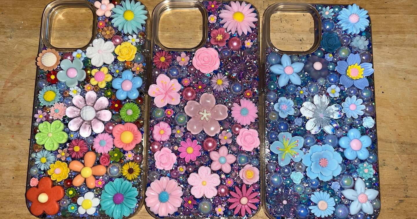 Custom floral phone case
