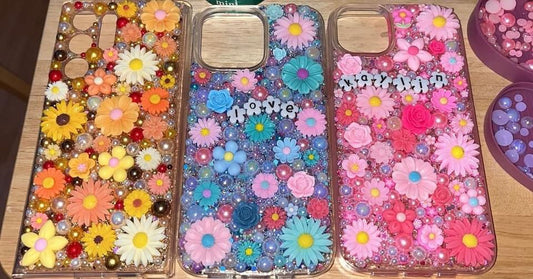 Custom floral phone case